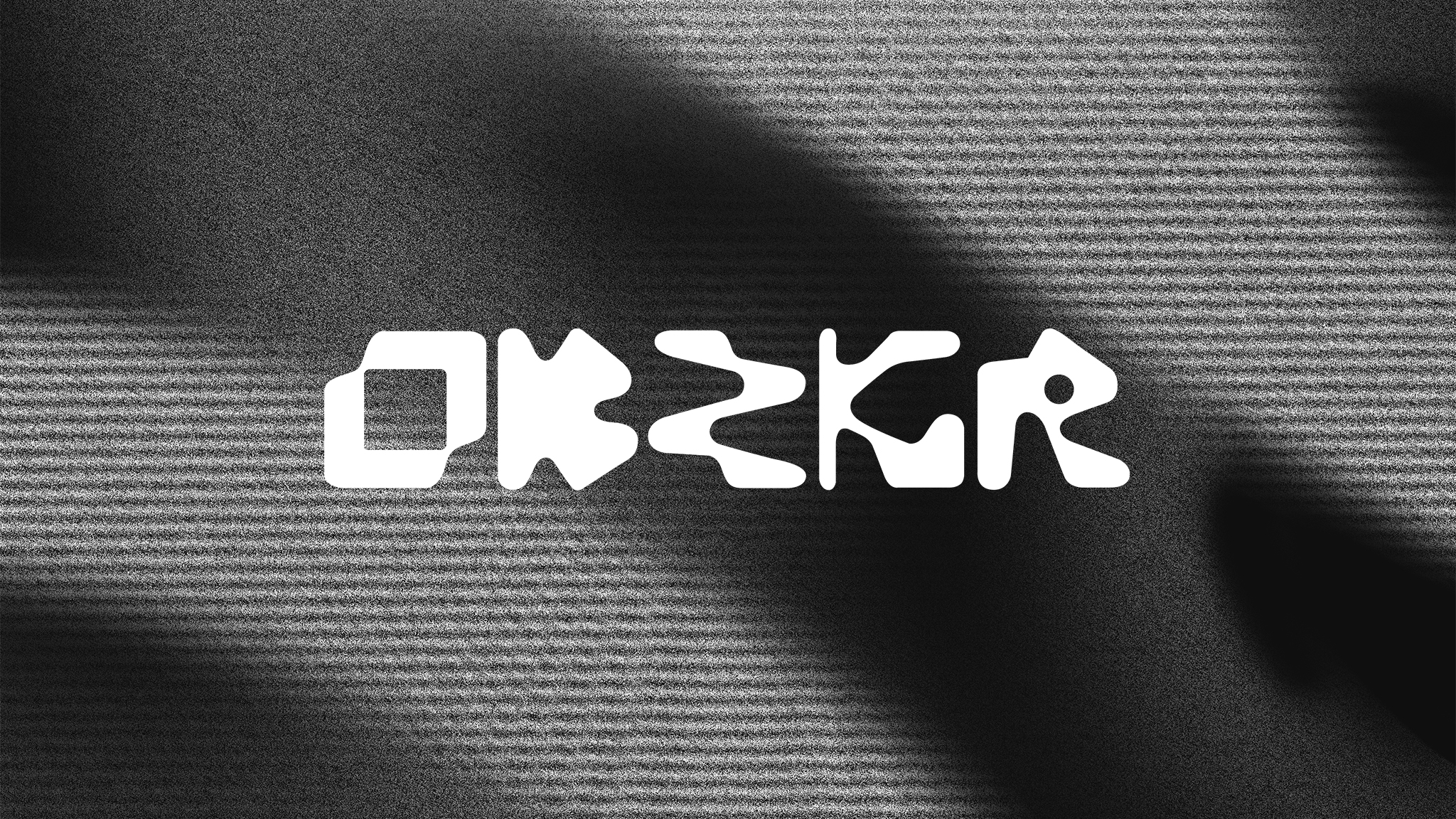 OBSKR wordmark on a grain-textured black and white banner